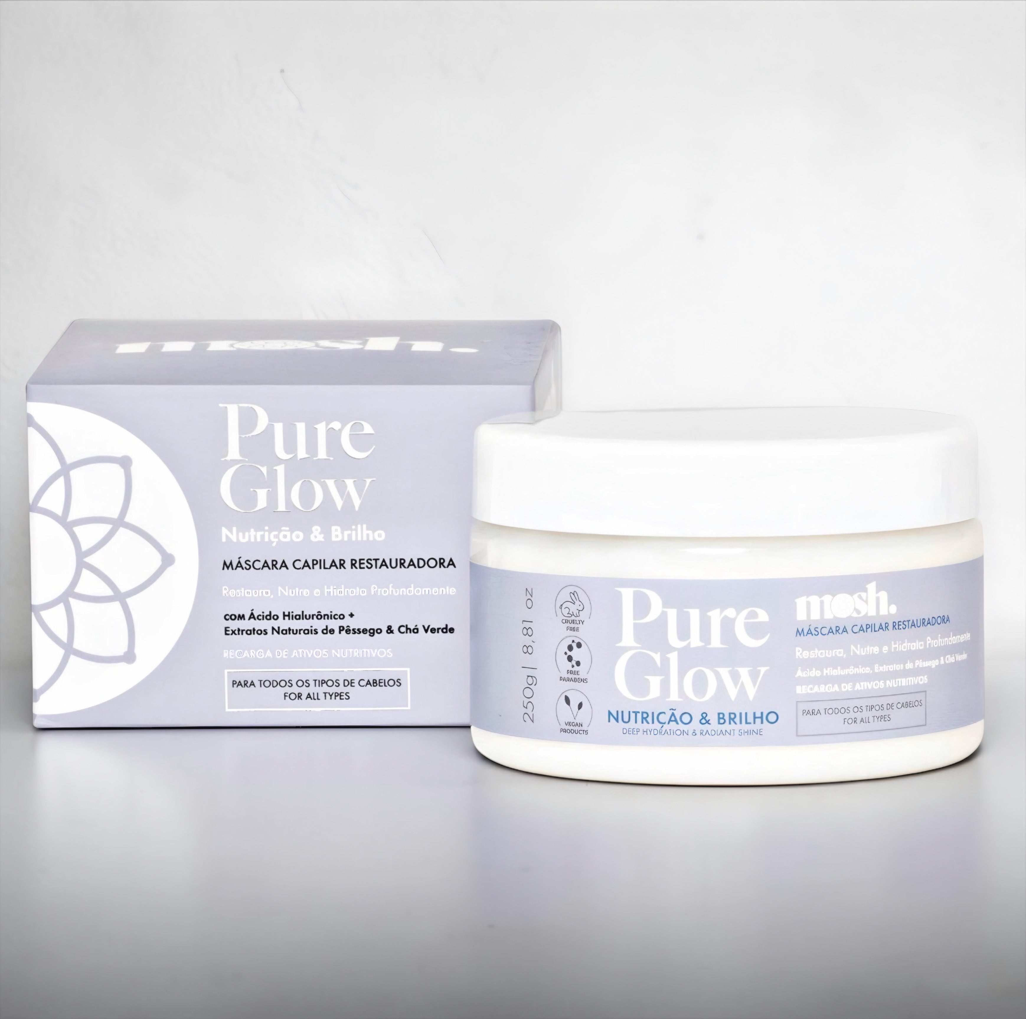 Máscara de Hidratação Condicionante Pure Glow 250G