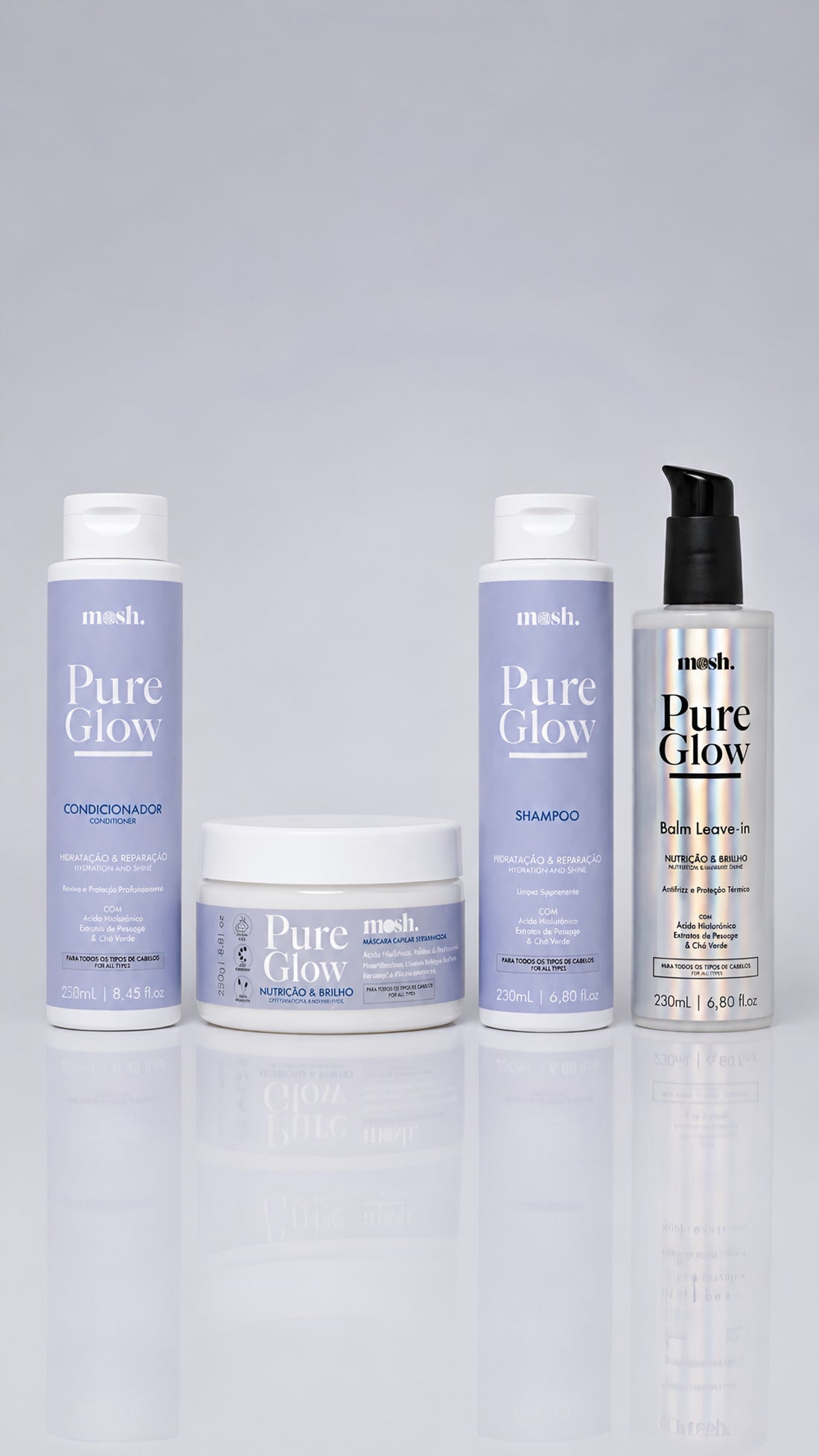 Kit Completo Hidratação Essencial Pure Glow