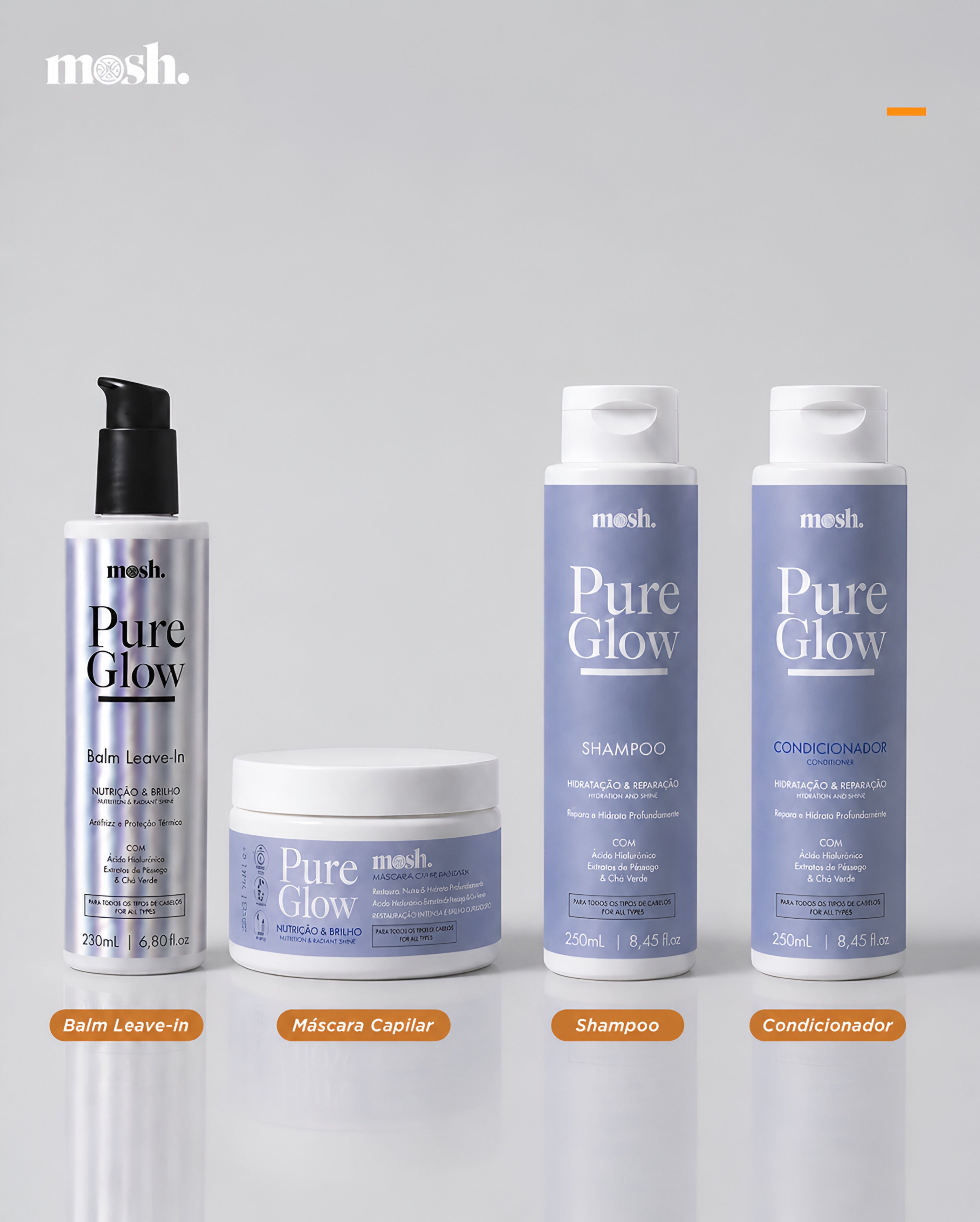 Kit Completo Hidratação Essencial Pure Glow