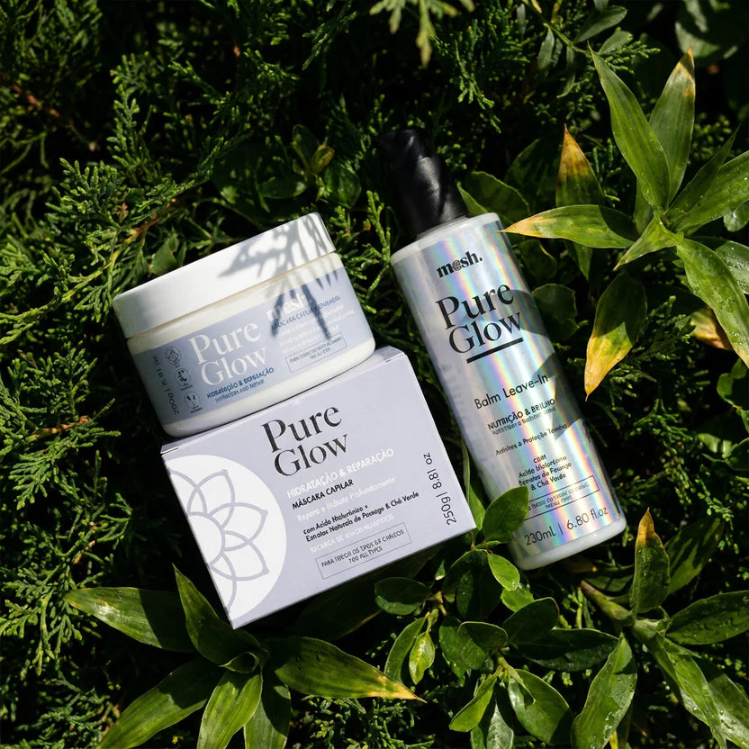 Máscara + Balm Leave-in Antifrizz Pure Glow