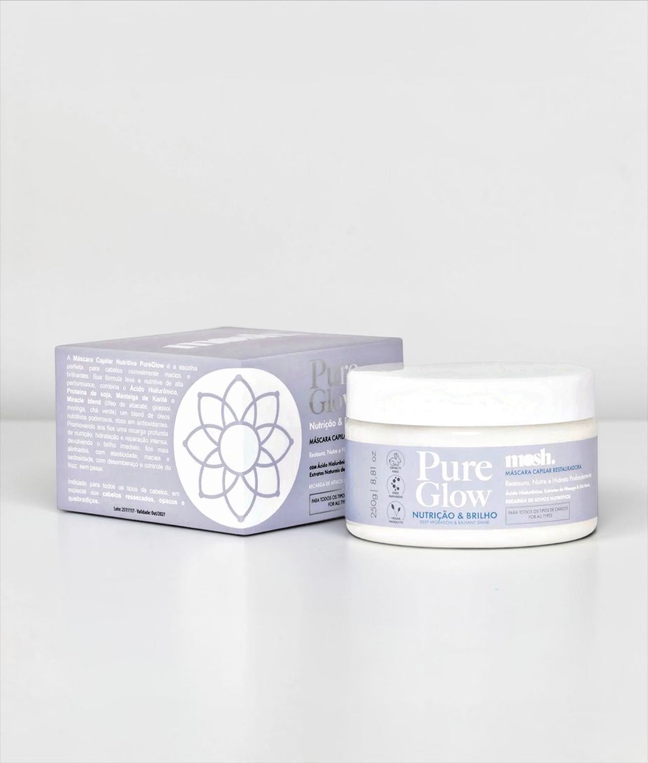 Máscara de Hidratação Condicionante Pure Glow 250G